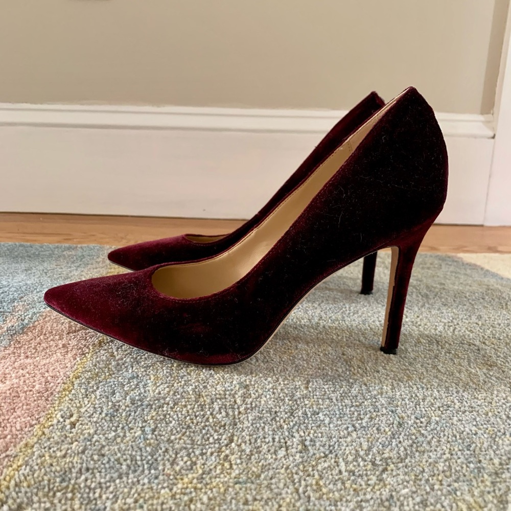 Sam Edelman Hazel velvet heels size 9